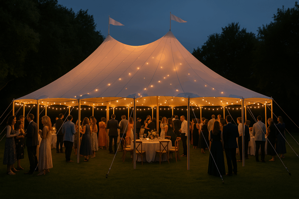 Sailcloth tent huren